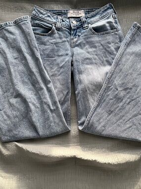 Hollister Light Blue Straight Leg Jeans